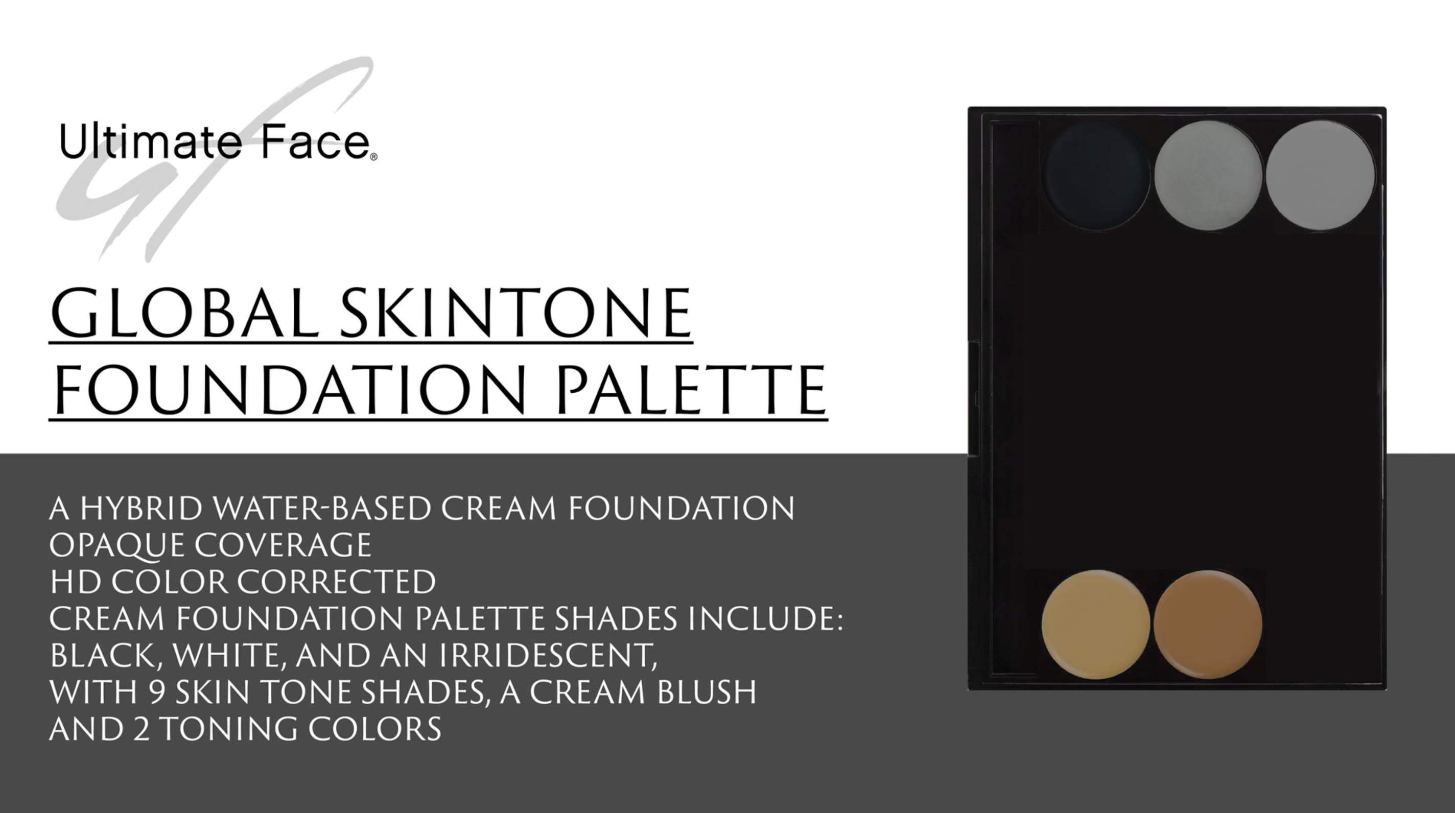 Ultimate Face Global Skin Tones Foundation Palette